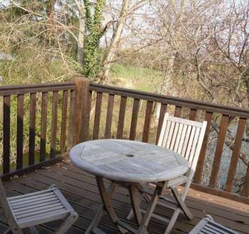 Terrasse du gîte manoir au domaine des peupliers en Ille-et-Vilaine